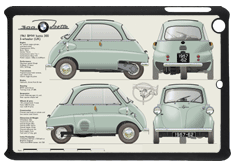 BMW Isetta 300 (3 wheel) 1957-62 Small Tablet Covers